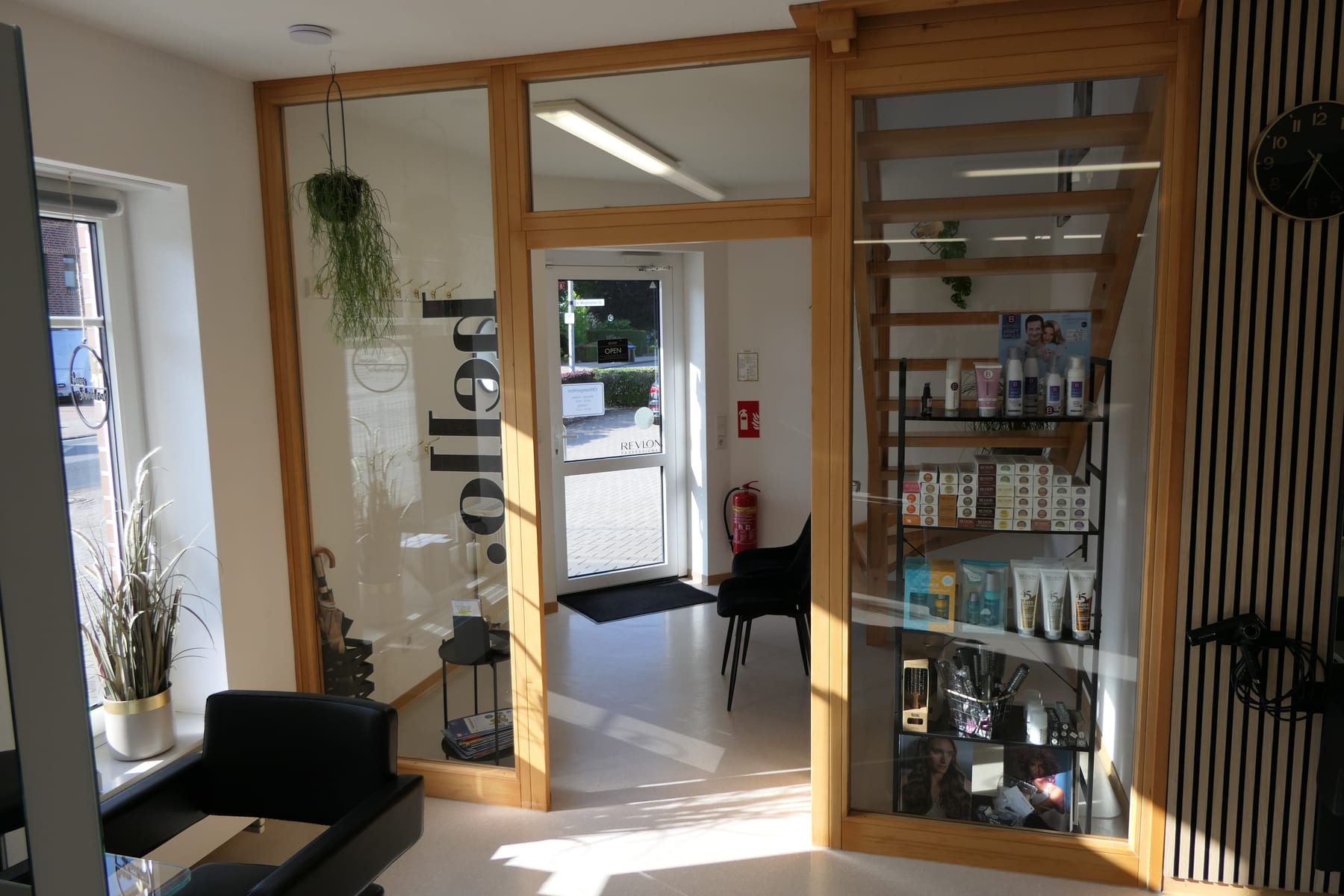 Eingangsbereich des Salons